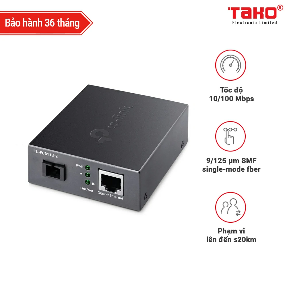 TL-FC111B-20 10/100 Mbps WDM Media Converter