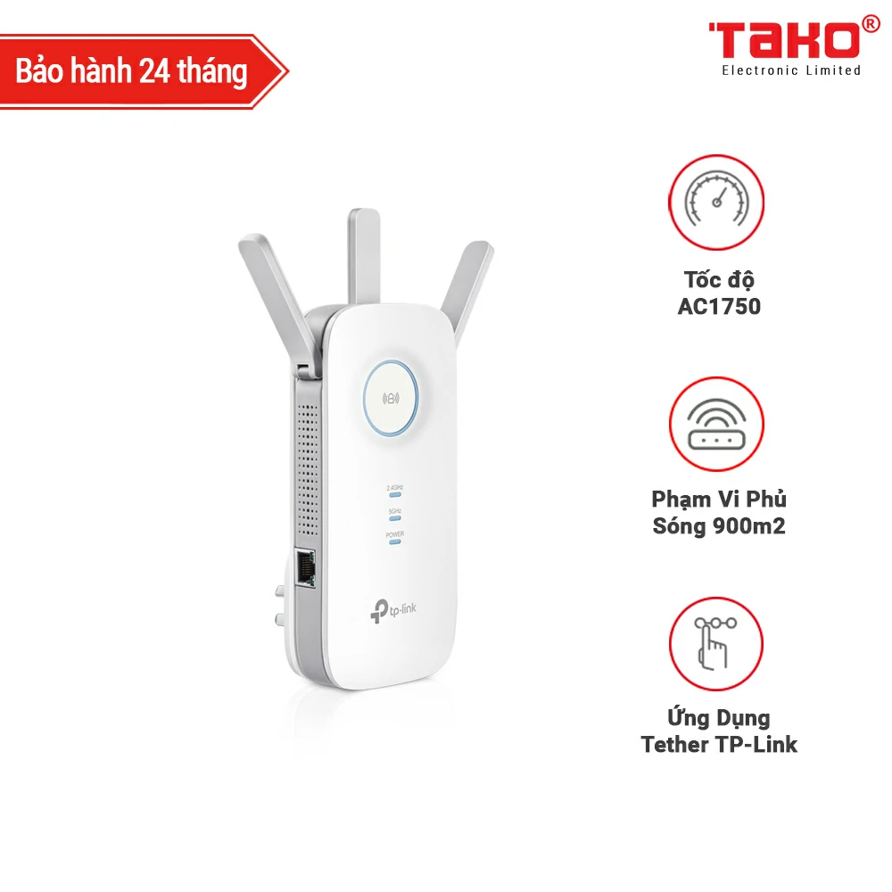 RE450 Bộ Mở Rộng Sóng Wi-Fi AC1750