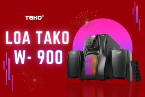 Loa 2.1 TAKO W-900 – chơi tết cực đỉnh ở mức giá “loanh quanh” 1 triệu