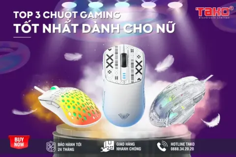 Top 3 chuột gaming tốt nhất dành cho game thủ là phái nữ, đạt đủ 3 tiêu chí đẹp – ngon – giá tốt