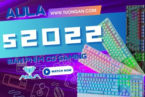 AULA S2022 – Bàn phím cơ gaming fullsize, blue switch giá rẻ nhất thị trường
