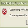 Xoá triệt để file không xóa được