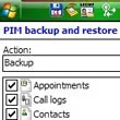 Tiện ích PIM Backup sao dự phòng cho Windows Mobile