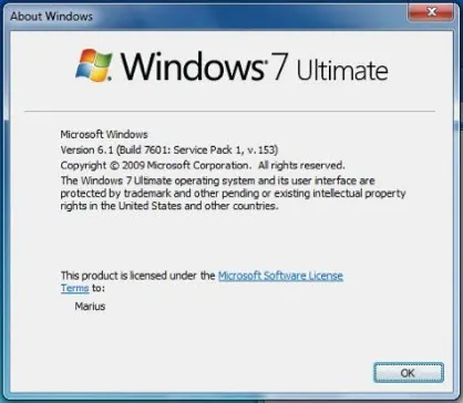 Hình ảnh của bản Service Pack 1 beta cho Windows 7