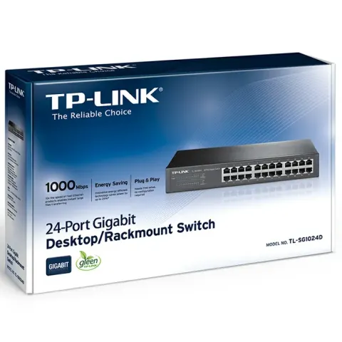 B? chia tín hi?u 24 c?ng Gigabit Desktop/Rackmount TL-SG1024D 4