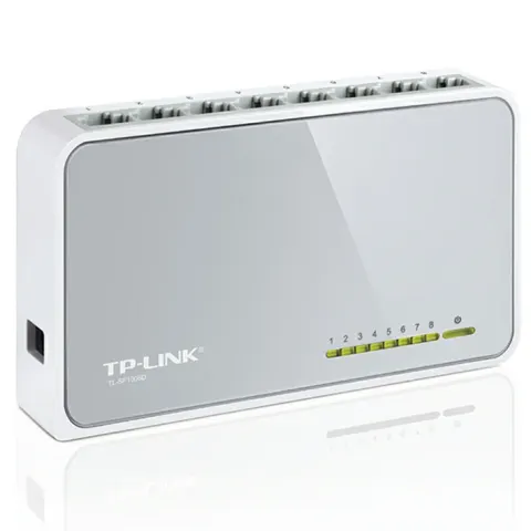 B? Chia Tín Hi?u Ð? Bàn 8 c?ng 10/100Mbps TL-SF1008D 2