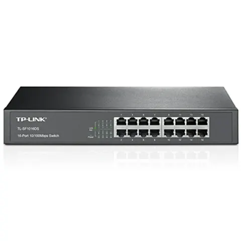 TL-SF1016DS 16-Port 10/100Mbps Switch, Steel case 1