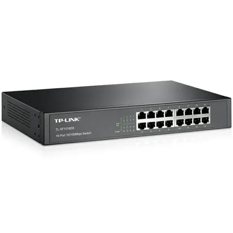 TL-SF1016DS 16-Port 10/100Mbps Switch, Steel case 2