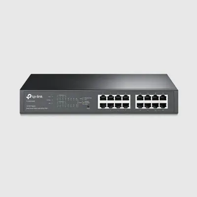 TL-SG1016PE 16-Port Gigabit Easy Smart PoE Switch with 8-Port PoE+