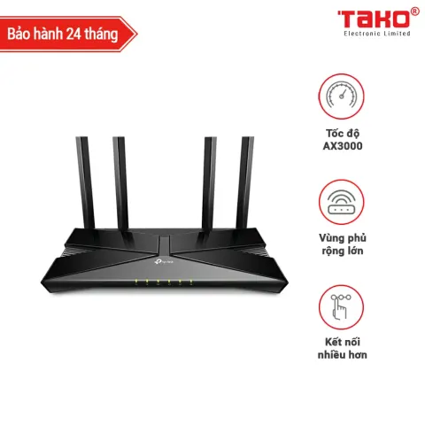 Archer AX53 Router Wi-Fi 6 Gigabit Băng Tần Kép AX3000