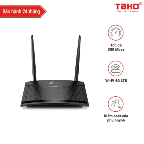 Router Wi-Fi Chuẩn N không dây TL-MR100 300Mbps
