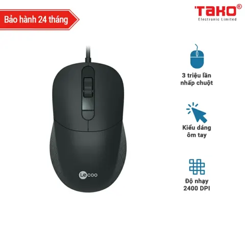 Chuột quang có dây Lecoo MS102