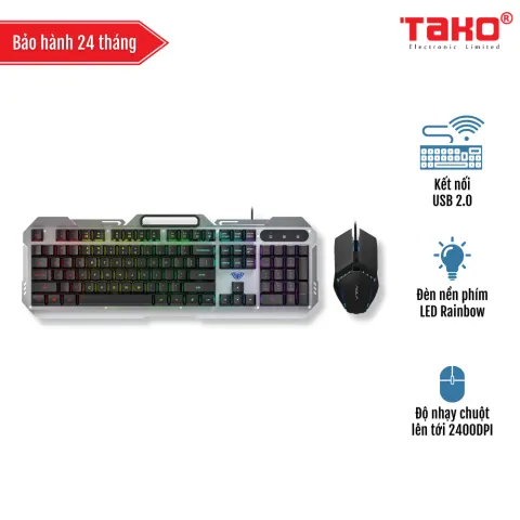 AULA F2023 COMBO (1931) BÀN PHÍM VÀ CHUỘT GIẢ CƠ GAMING
