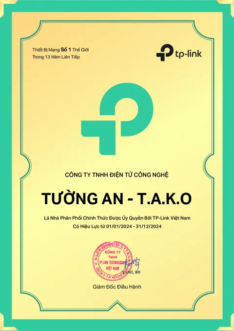 Chứng Nhận TP-Link 2024