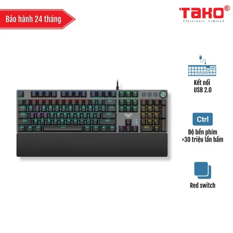 AULA F2058 (4012) BÀN PHÍM CƠ GAMING CÓ DÂY