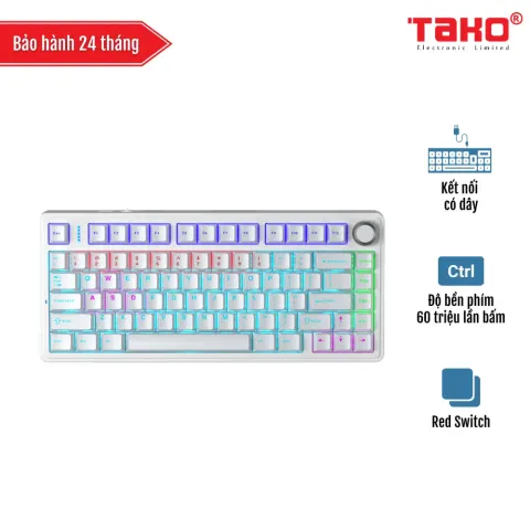 AULA F75 (E3225-E3218) BÀN PHÍM CƠ GAMING CÓ DÂY (Phiên bản Red switch)