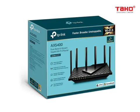 Archer AX72 Router Wi-Fi 6 Gigabit Băng Tần Kép AX5400 4