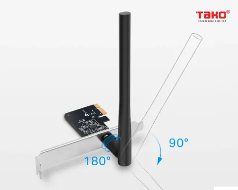 ARCHER T2E Bộ Chuyển Đổi Wi-Fi Băng Tần Kép PCI Express AC600 7