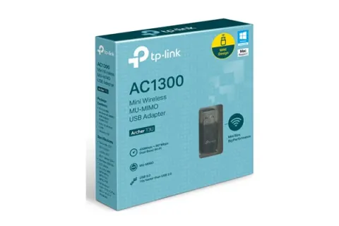 Archer T3U Bộ Chuyển Đổi USB MU-MIMO Không Dây Mini AC1300 4