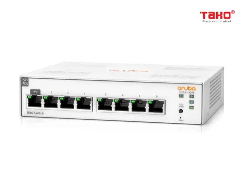 Aruba Instant On 1830 8-Port Gb Smart Switch | Fanless | US Cord (JL810A#ABA) 2