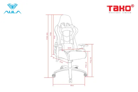 AULA F1007 GHẾ GAMING 2