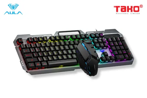 AULA F2023 COMBO BÀN PHÍM VÀ CHUỘT GIẢ CƠ GAMING 1