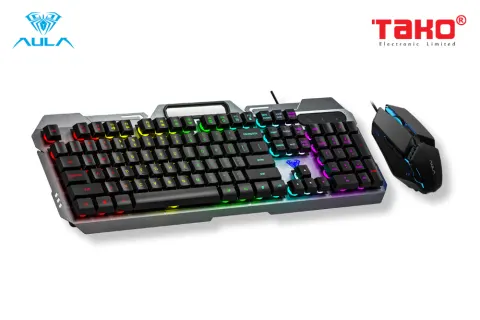AULA F2023 COMBO BÀN PHÍM VÀ CHUỘT GIẢ CƠ GAMING 2