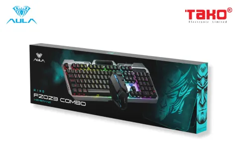 AULA F2023 COMBO BÀN PHÍM VÀ CHUỘT GIẢ CƠ GAMING 4
