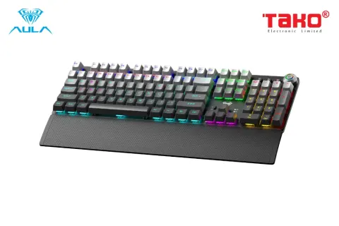 AULA F2088AIR (3909) BÀN PHÍM CƠ GAMING 3 MODE (Phiên bản màu Xám+đen gradient/ Red Switch) 3