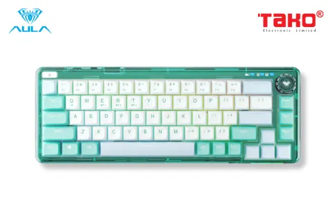 AULA F68 BÀN PHÍM CƠ GAMING (Phiên bản màu xanh lá) 1