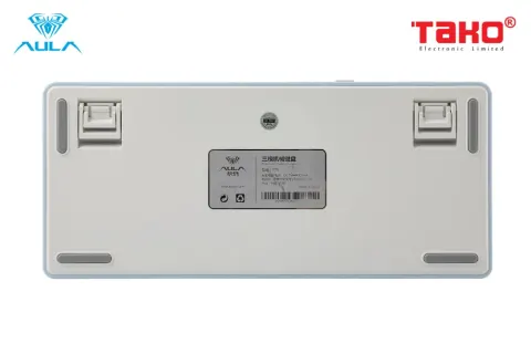 AULA F75 BÀN PHÍM CƠ GAMING 3 MODE (Phiên bản Xanh nhạt + Trắng + Xanh đậm/ Grey Wood V3 Switch) 2