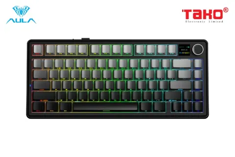 AULA F75 MAX BÀN PHÍM CƠ GAMING 3 MODE (Phiên bản Đen gradient/ Reaper switch) 1