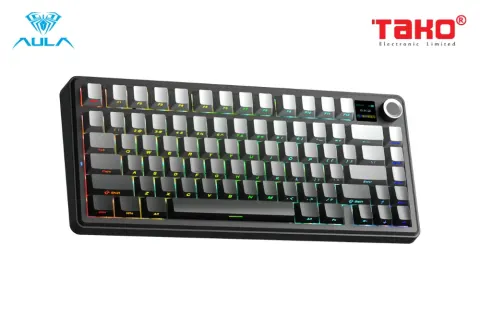 AULA F75 MAX BÀN PHÍM CƠ GAMING 3 MODE (Phiên bản Đen gradient/ Reaper switch) 2