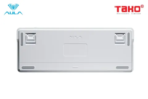 AULA F87 BÀN PHÍM CƠ GAMING 3 MODE (Phiên bản đen + trắng + xanh lá/ Grey Wood V3 Switch) 2