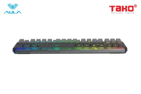 AULA F87 PRO BÀN PHÍM CƠ GAMING 3 MODE (Phiên bản Đen ombre/ Grey wood V4 switch) 6
