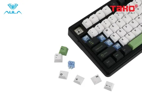 AULA F99 BÀN PHÍM CƠ GAMING 3 MODE (Phiên bản đen + trắng + xanh lá/ Whale Sea switch) 5