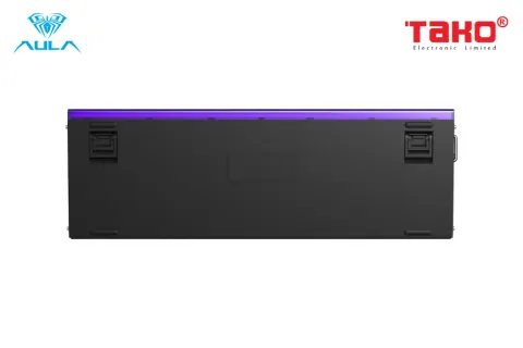 AULA H108 (2322) BÀN PHÍM CƠ GAMING 3 MODE (Phiên bản màu Đen+trắng+tím/ Silent Cotton Candy Switch) 5