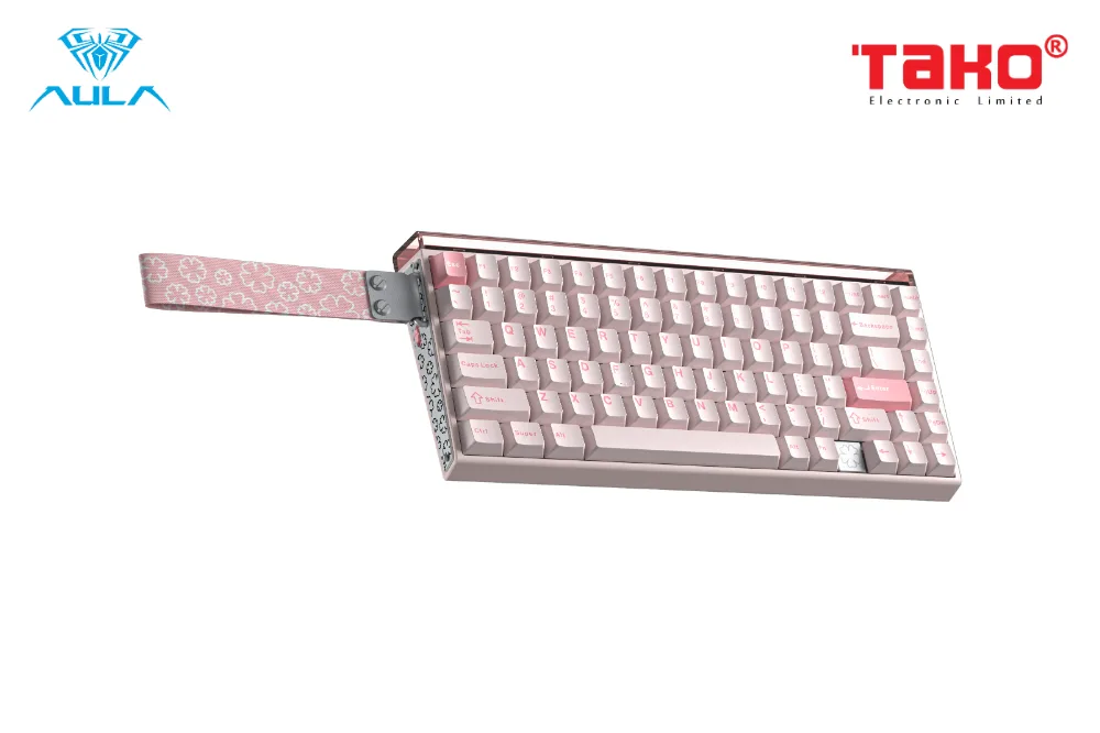 AULA HERO75HE (8584) BÀN PHÍM CƠ GAMING 3 MODE (Phiên bản Màu hồng/Mistclound magnetic switch - Rapid trigger) 3