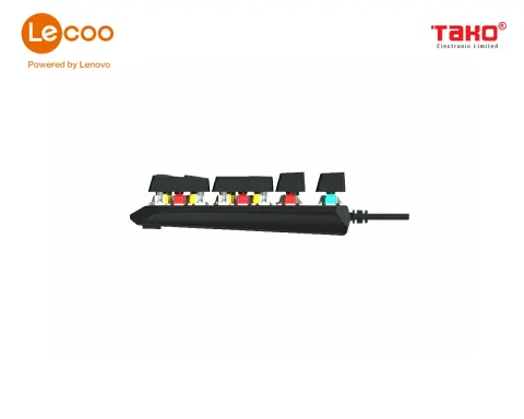 Bàn phím cơ gaming có đèn LED Lecoo KG301 1