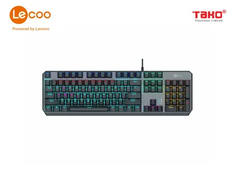 Bàn phím cơ gaming có đèn LED Lecoo KG301 2