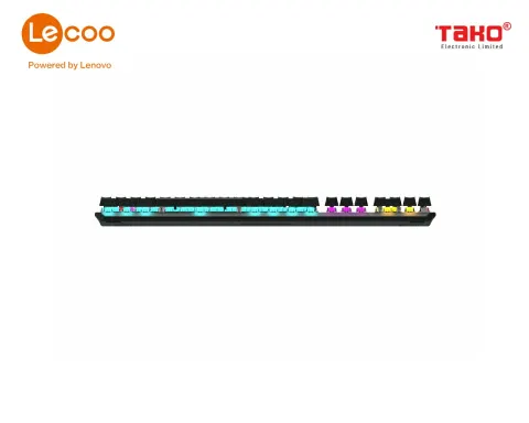 Bàn phím cơ gaming có đèn LED Lecoo KG301 4