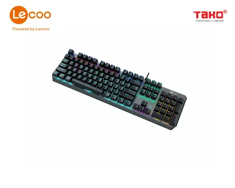 Bàn phím cơ gaming có đèn LED Lecoo KG301 5