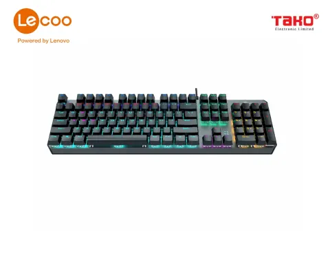 Bàn phím cơ gaming có đèn LED Lecoo KG301 7