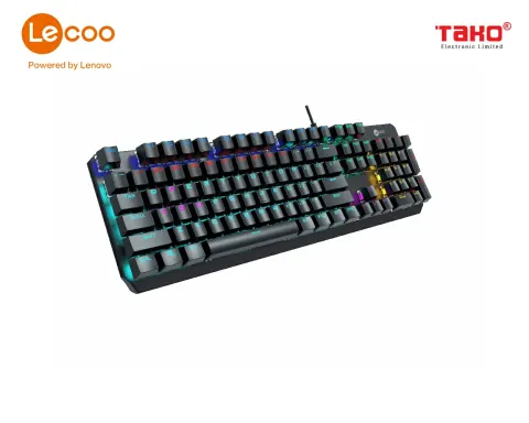 Bàn phím cơ gaming có đèn LED Lecoo KG301 8