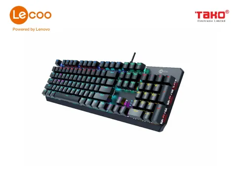 Bàn phím cơ gaming có đèn LED Lecoo KG301 9