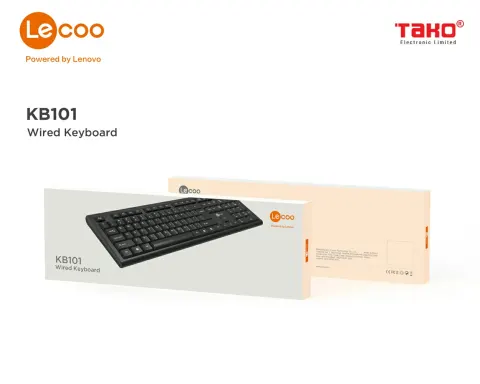 Bàn phím văn phòng Lecoo KB101 3