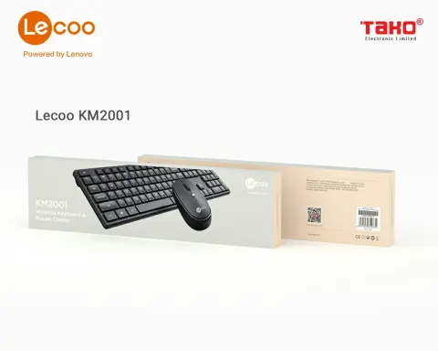 Bộ phím chuột văn phòng không dây Lecoo KM2001 10