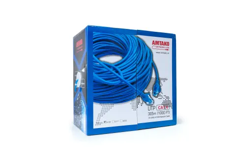 Cáp mạng Cat6 UTP AMTAKO 6100 dây xanh 305m 1