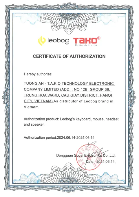 Chứng nhận Leobog 2024