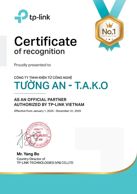 Chứng Nhận TP-Link 2025